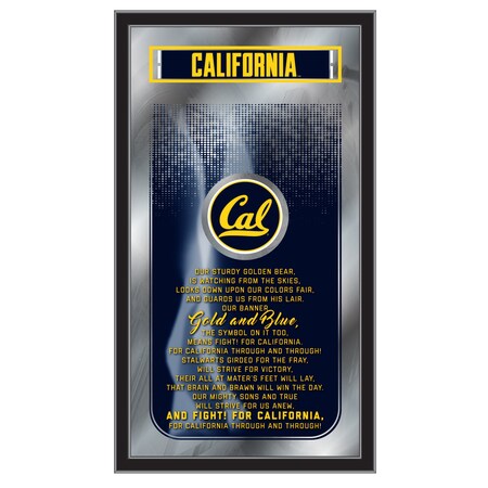 University Of California 26 X 15 Fight Song Mirror